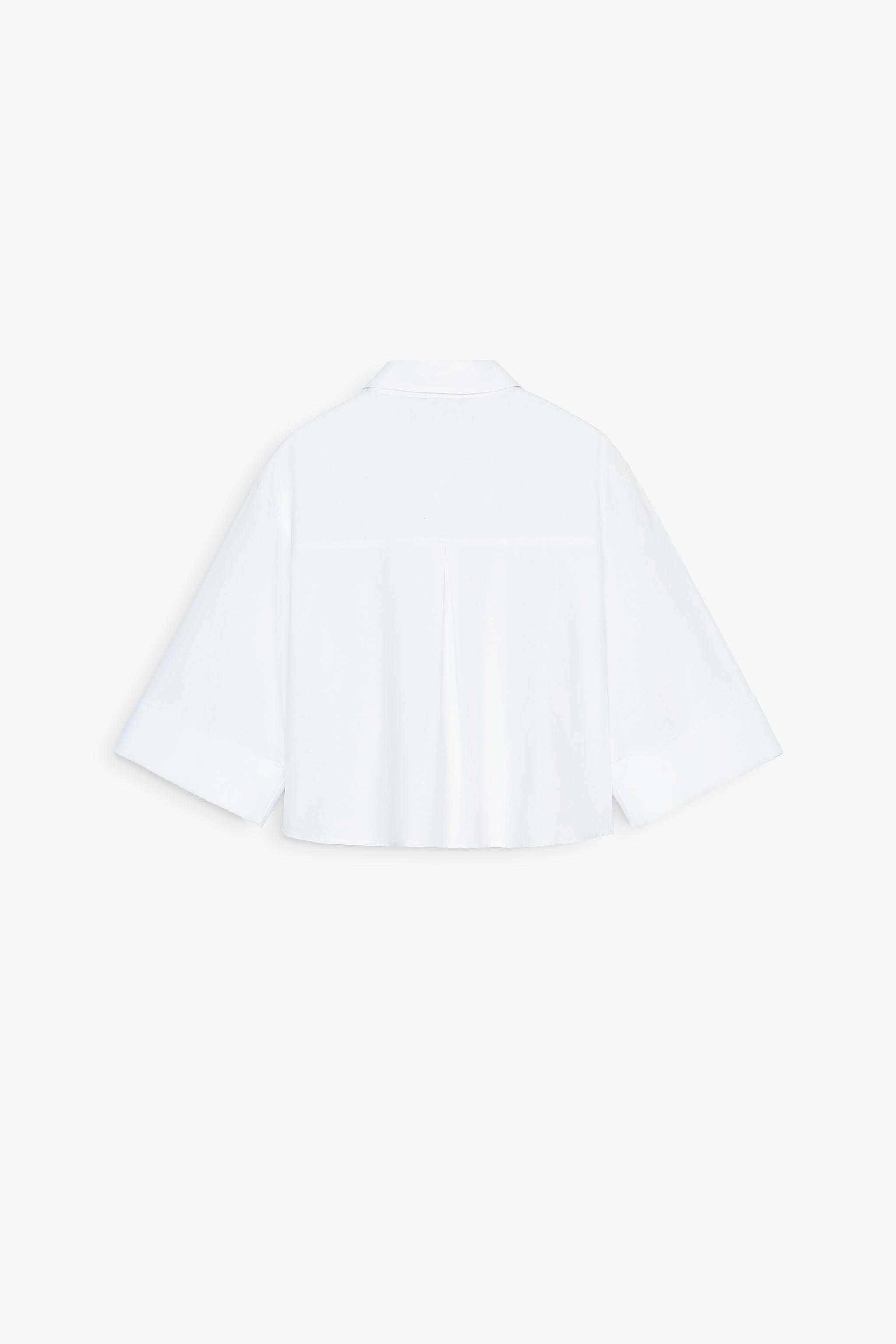 SHORT OXFORD SHIRT - White | ZARA United States