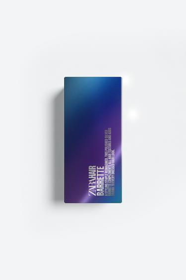 SILVER BARRETTE - TINTED LEATHER by Zara - Image 2