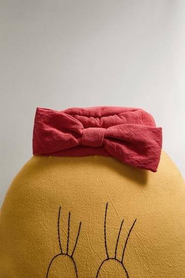 LIMONCELLA X THE ANIMALS OBSERVATORY KIDS’ CUSHION - Yellow by Zara - Image 1