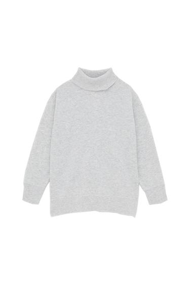 BASIC KNIT TURTLENECK SWEATER