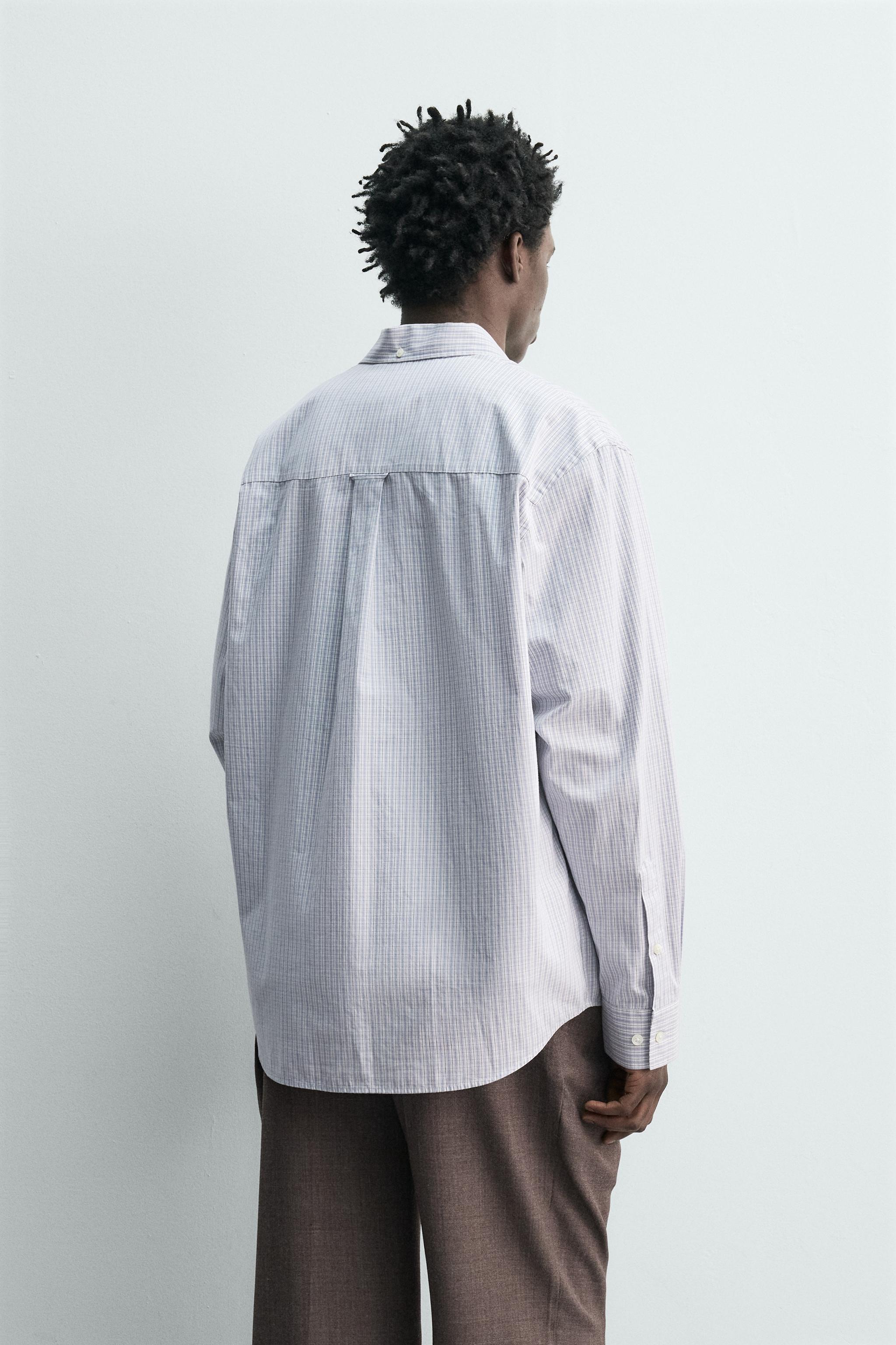 CHEMISE EN POPELINE À CARREAUX