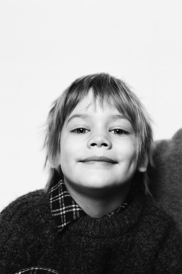 CHECK SHIRT WITH POCKET - Black by Zara