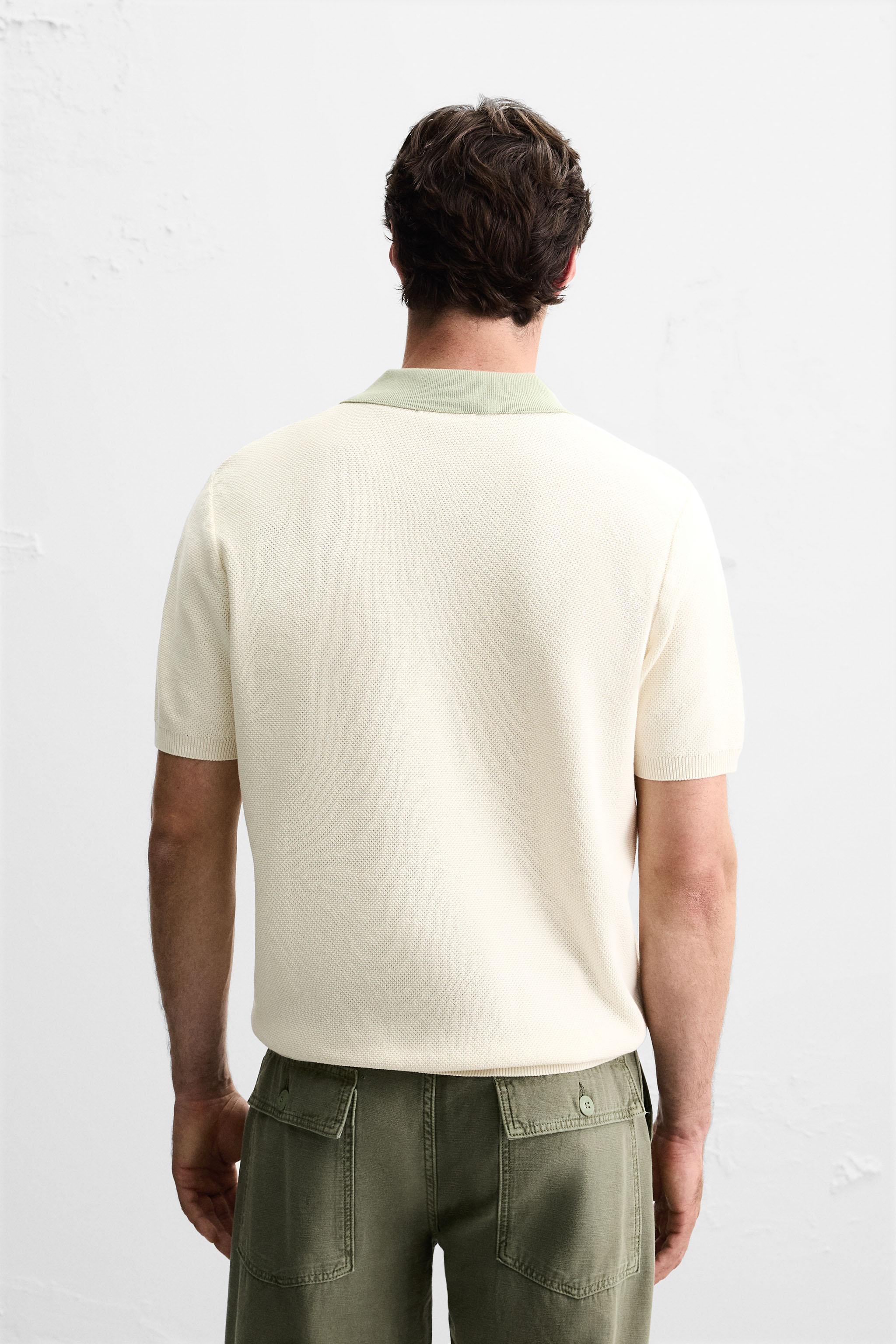 POLO EN MAILLE CONTRASTE