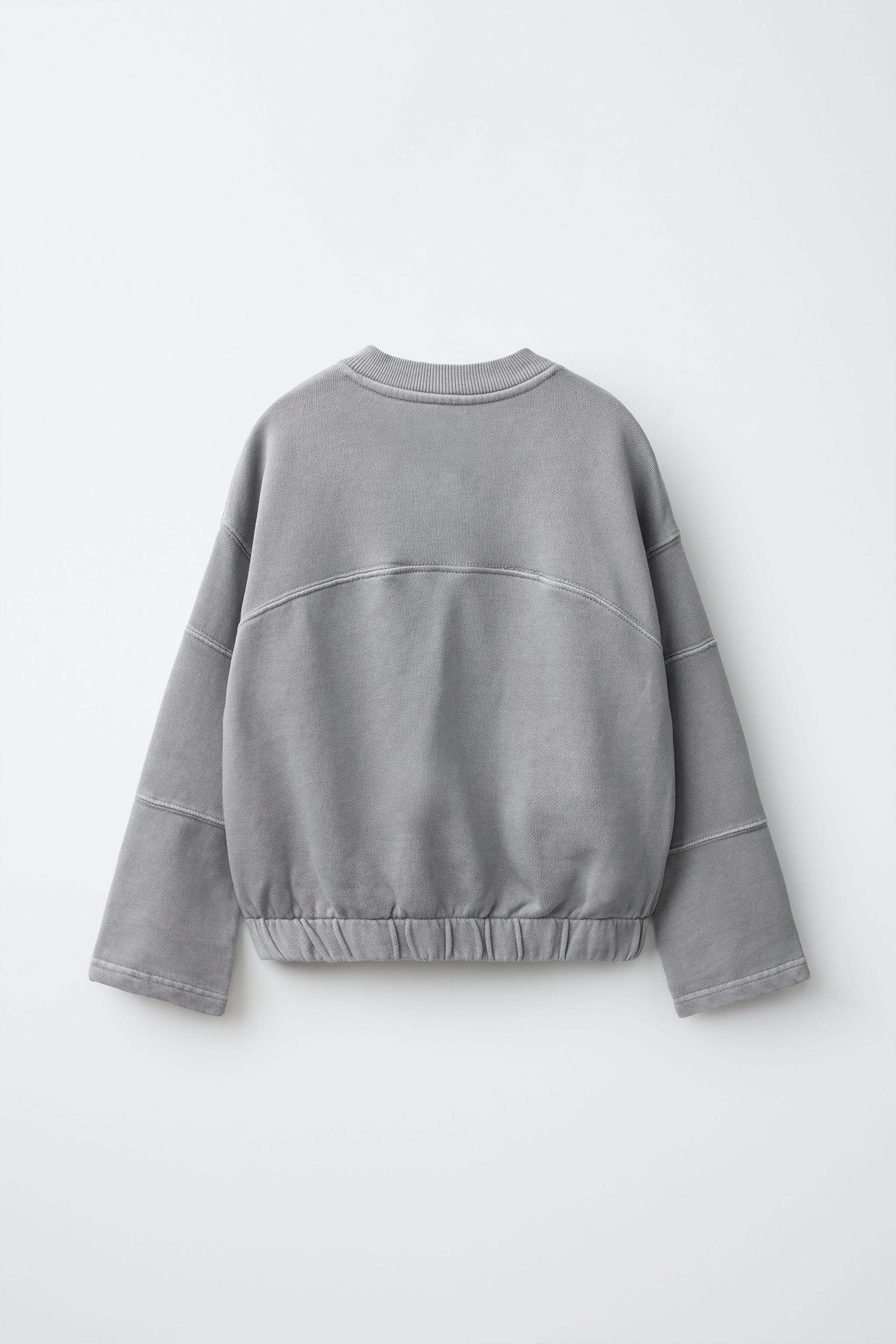 SWEAT IMPRIMÉ EFFET DÉLAVÉ