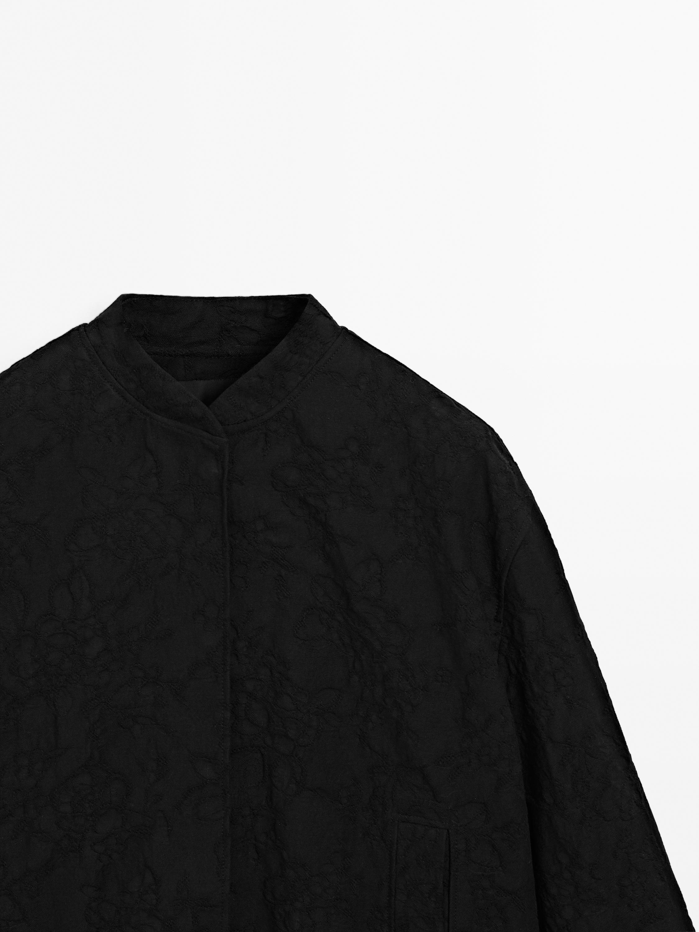 Veste bomber oversize 100 % coton
