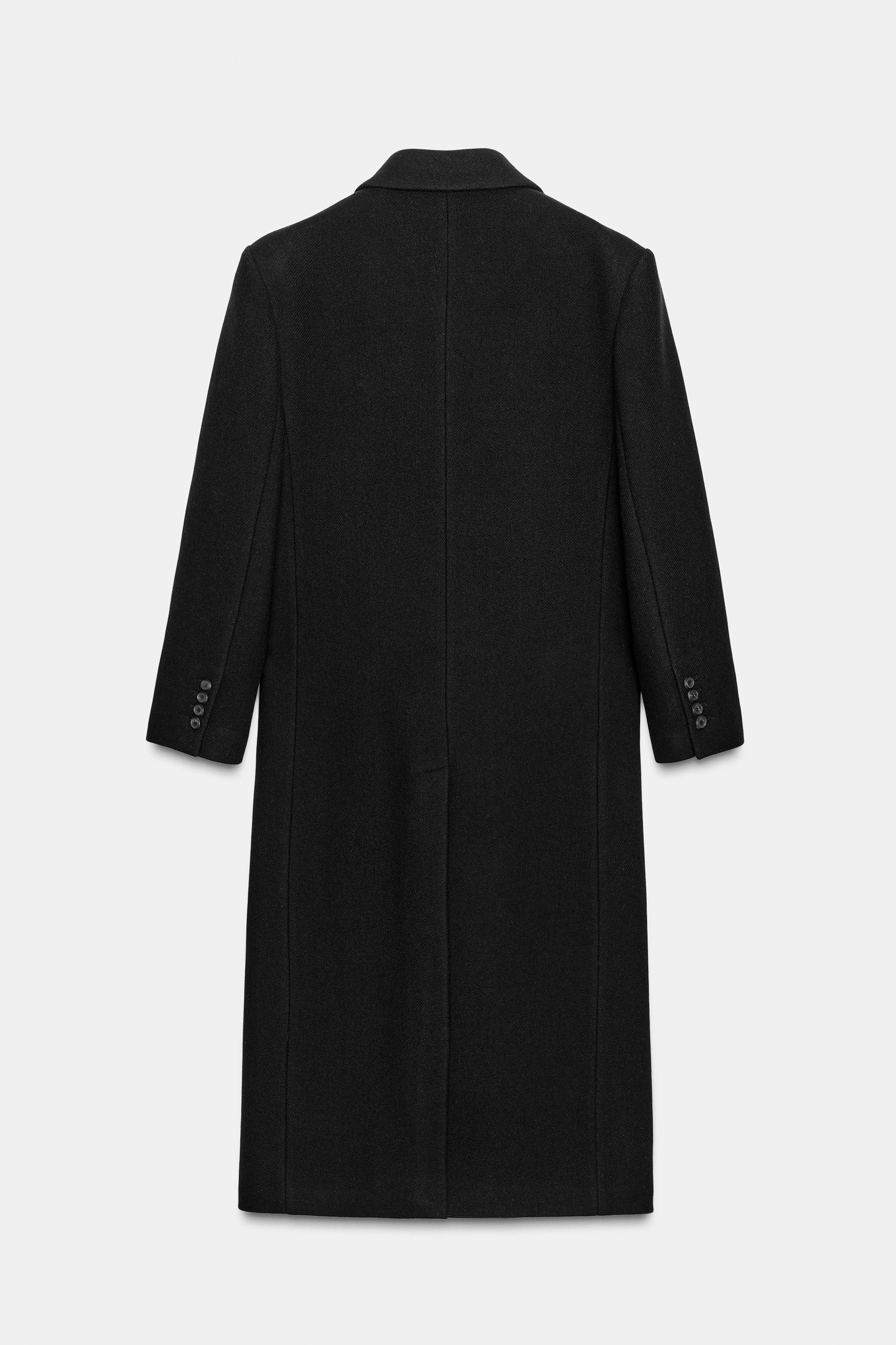 WOOL BLEND COAT ZW COLLECTION LIMITED EDITION