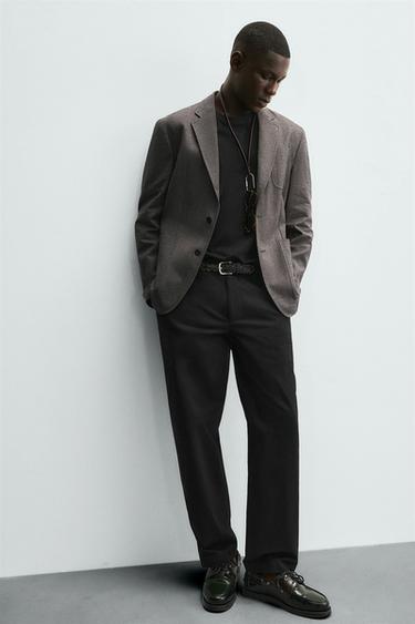 PANTALON CHINO STRAIGHT FIT - Noir de Zara - Image 5
