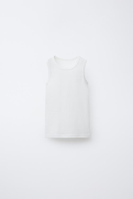 LOT DE TROIS HAUTS SANS MANCHES - Blanc de Zara - Image 1