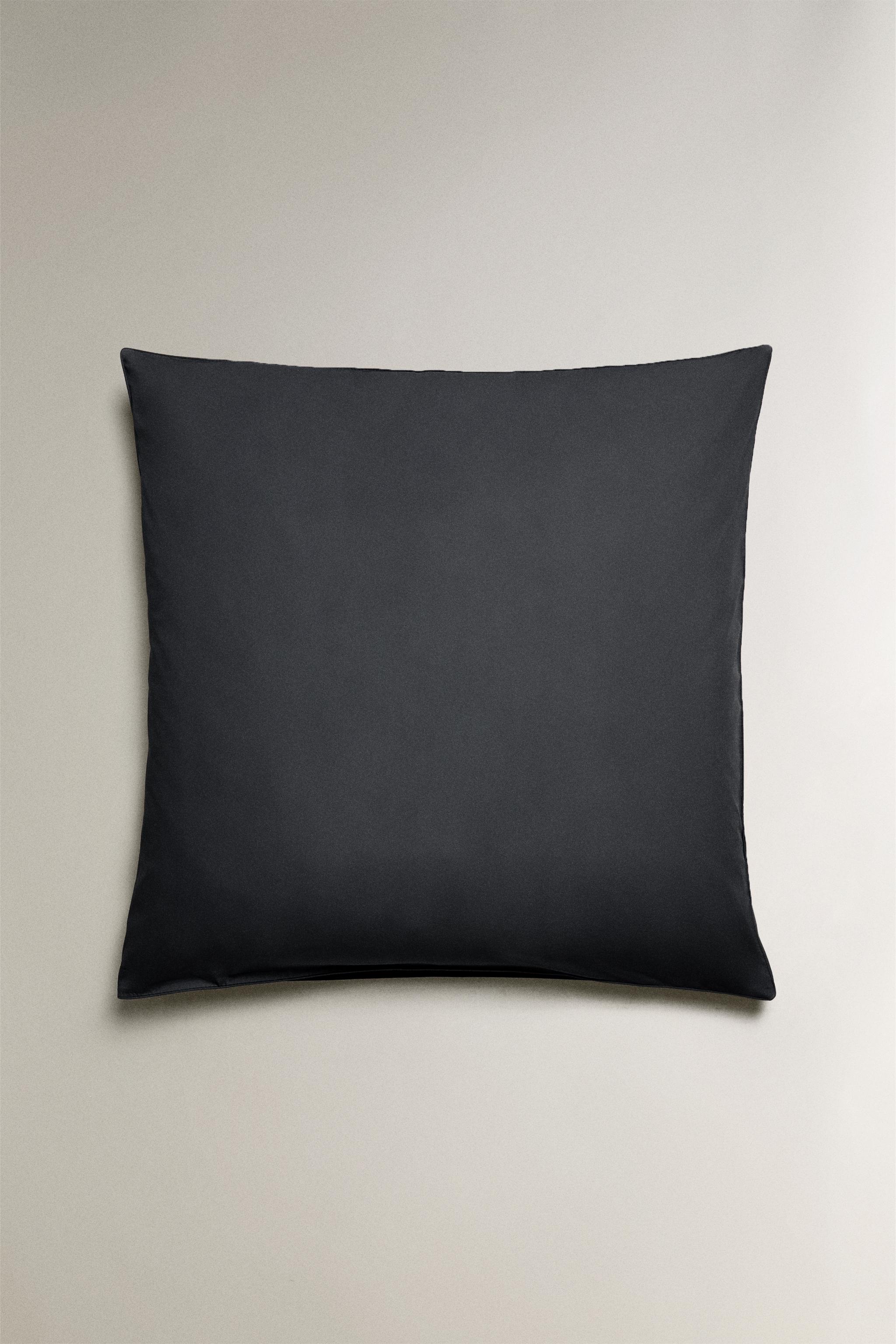 COTTON PERCALE PILLOWCASE (300 THREAD COUNT) — Blue