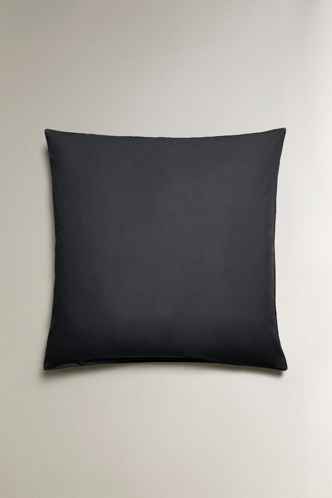 COTTON PERCALE PILLOWCASE (300 THREAD COUNT) — Blue