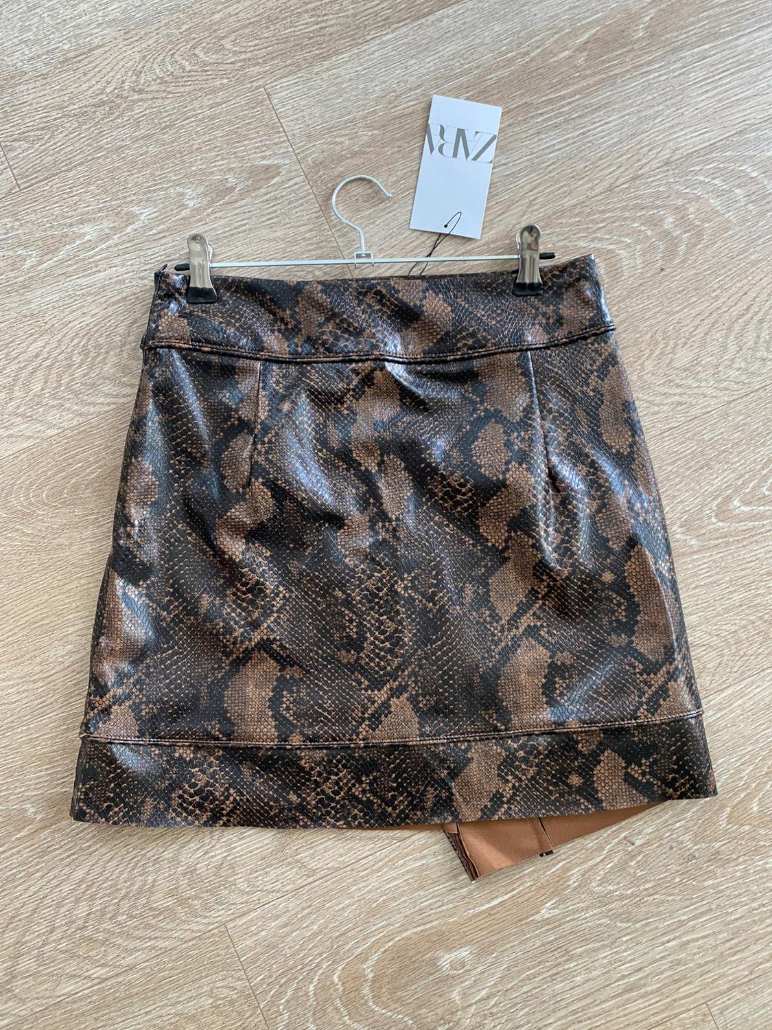 FAUX LEATHER MINI SKIRT - Image 3