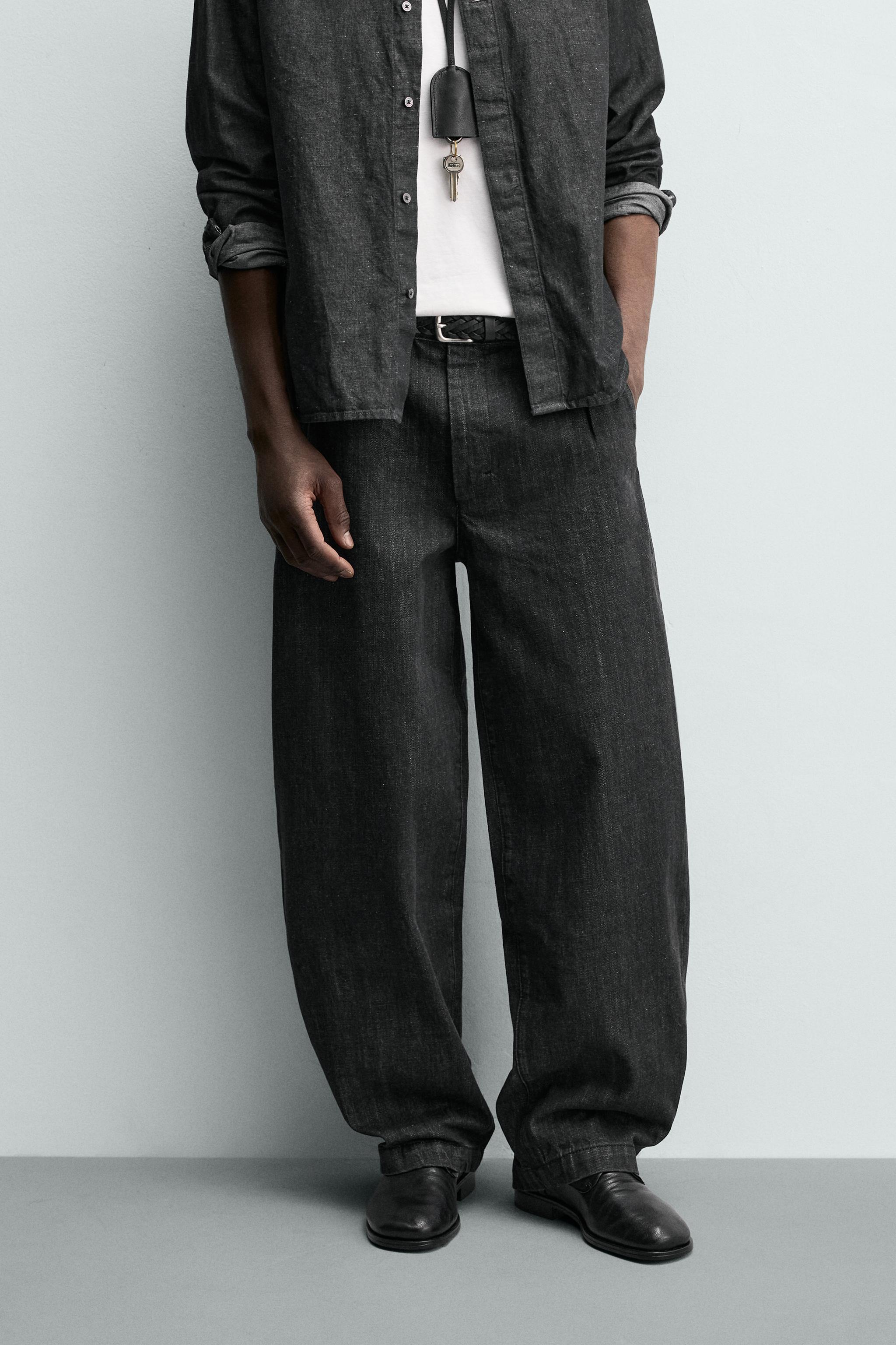 PANTALON CHINO DENIM BARREL FIT