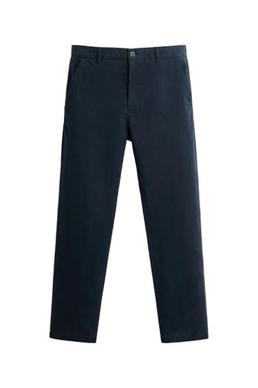 CHINOS WITH ELASTICATED WAISTBAND