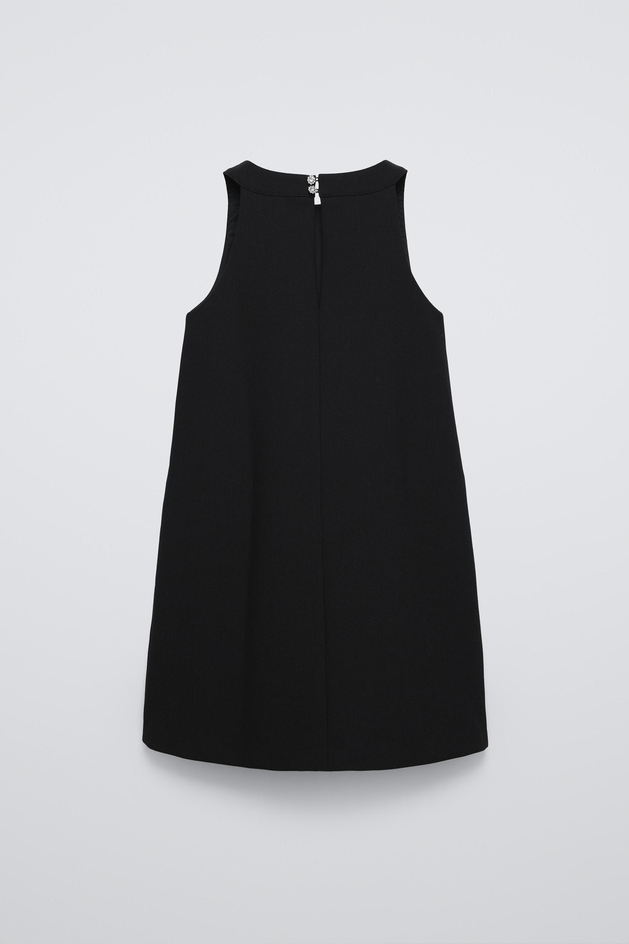 ROBE A BIJOUX Noir ZARA Belgique Belgium
