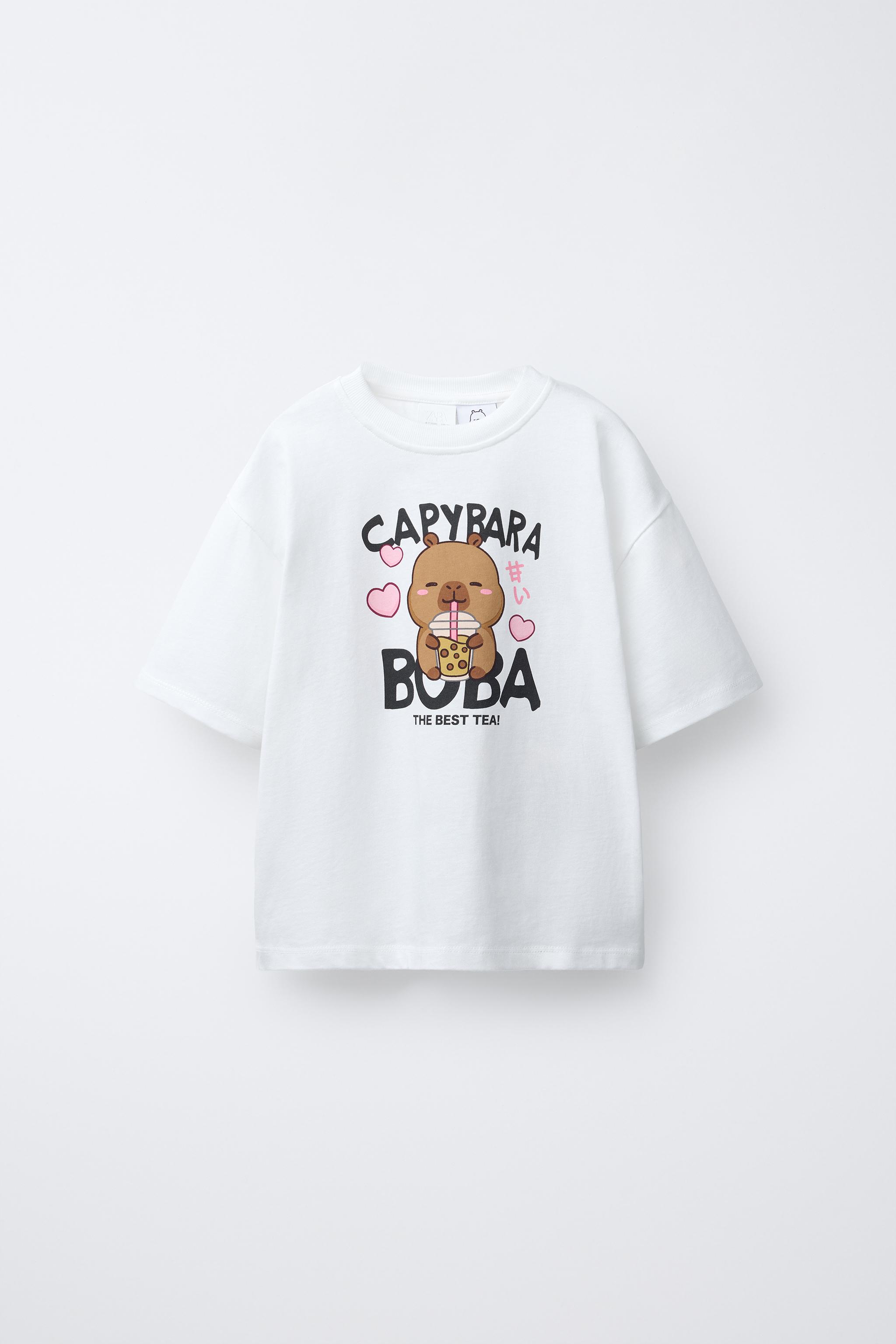 【ZARA】ガールプリントTシャツ ホワイト | 5644/188/250 ZARA】ガールプリントTシャツ ホワイト | 5644/188/250 (ZARA/T