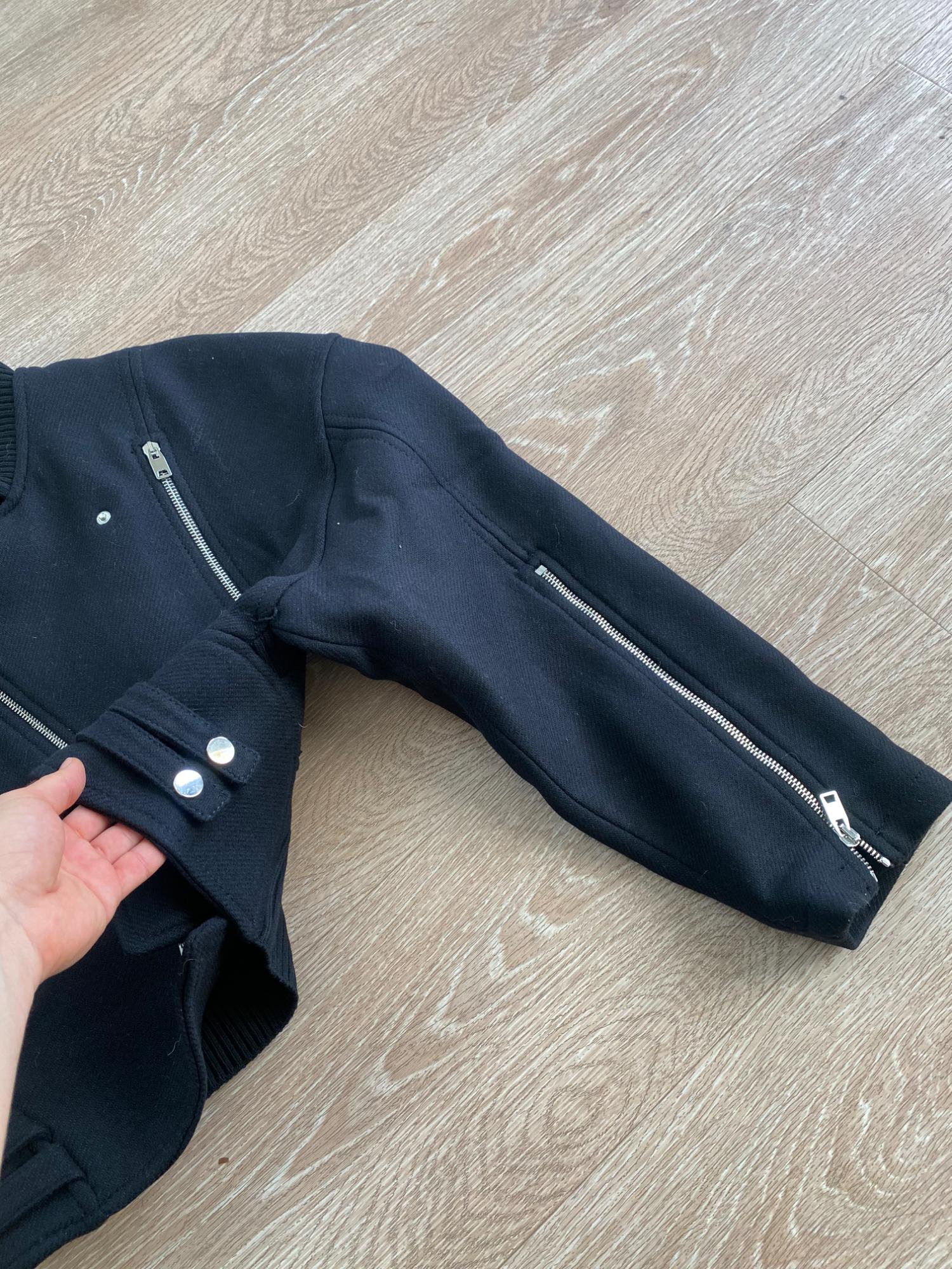 MANTECO WOOL BIKER JACKET ZW COLLECTION