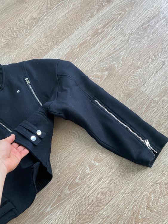 MANTECO WOOL BIKER JACKET ZW COLLECTION