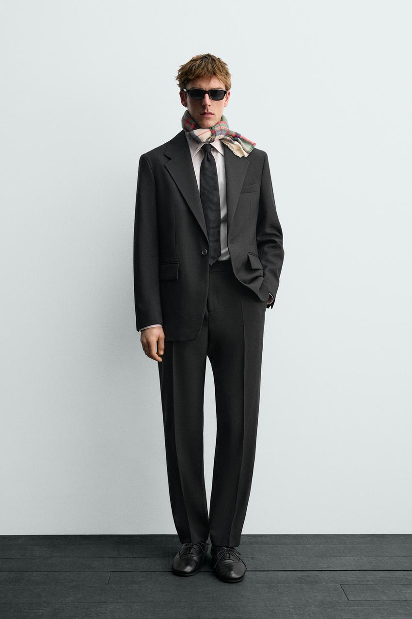 Zara - Wool Tuxedo Suit Pants Aaron Levine X Zara - Black - 32 (Us 32) - Man Zara - Wool Tuxedo Suit Pants Aaron Levine X Zara - Black - 32 (Us 32) - Man