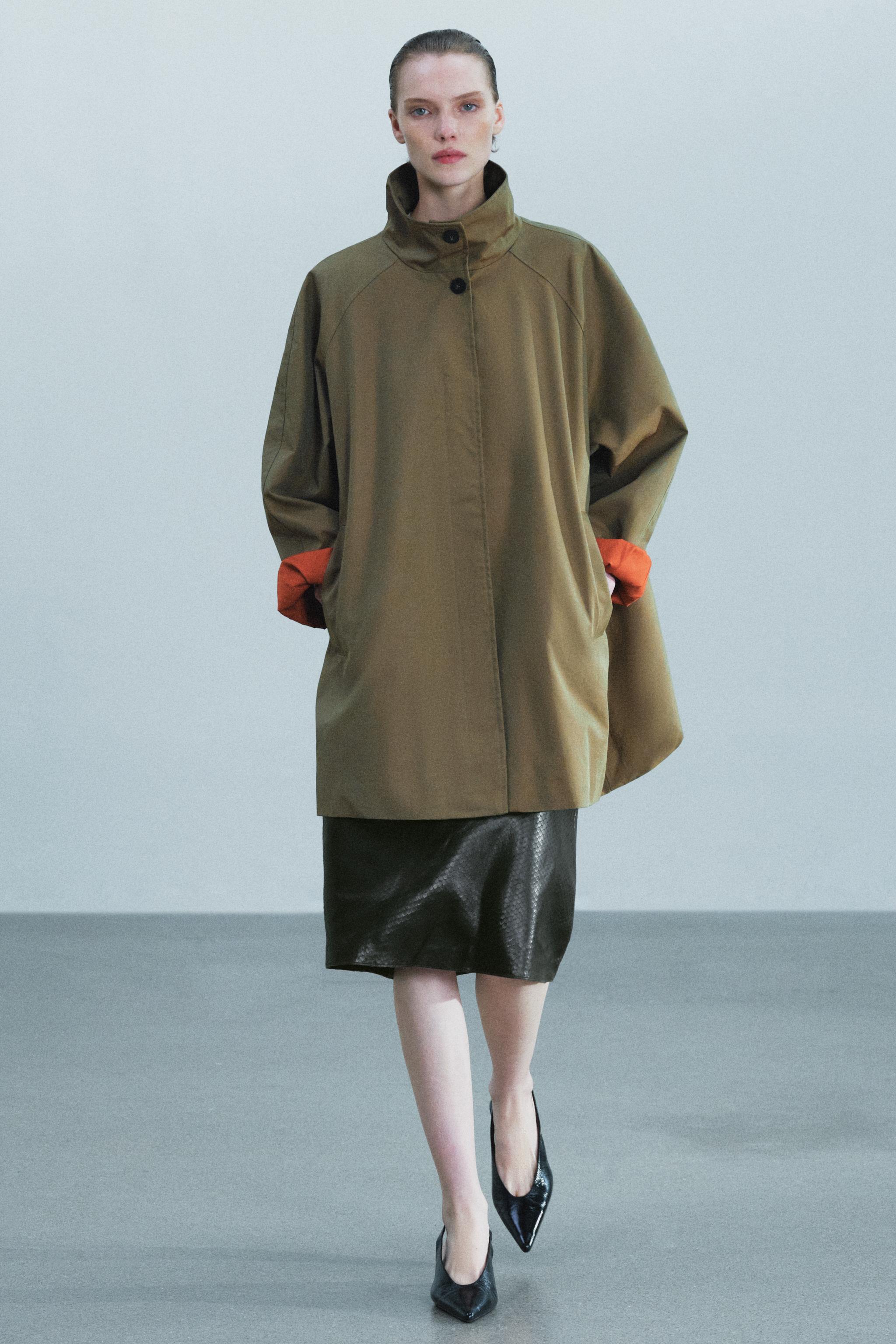 Zara ZW COLLECTION SU GEÇİRMEZ BALON CEKET