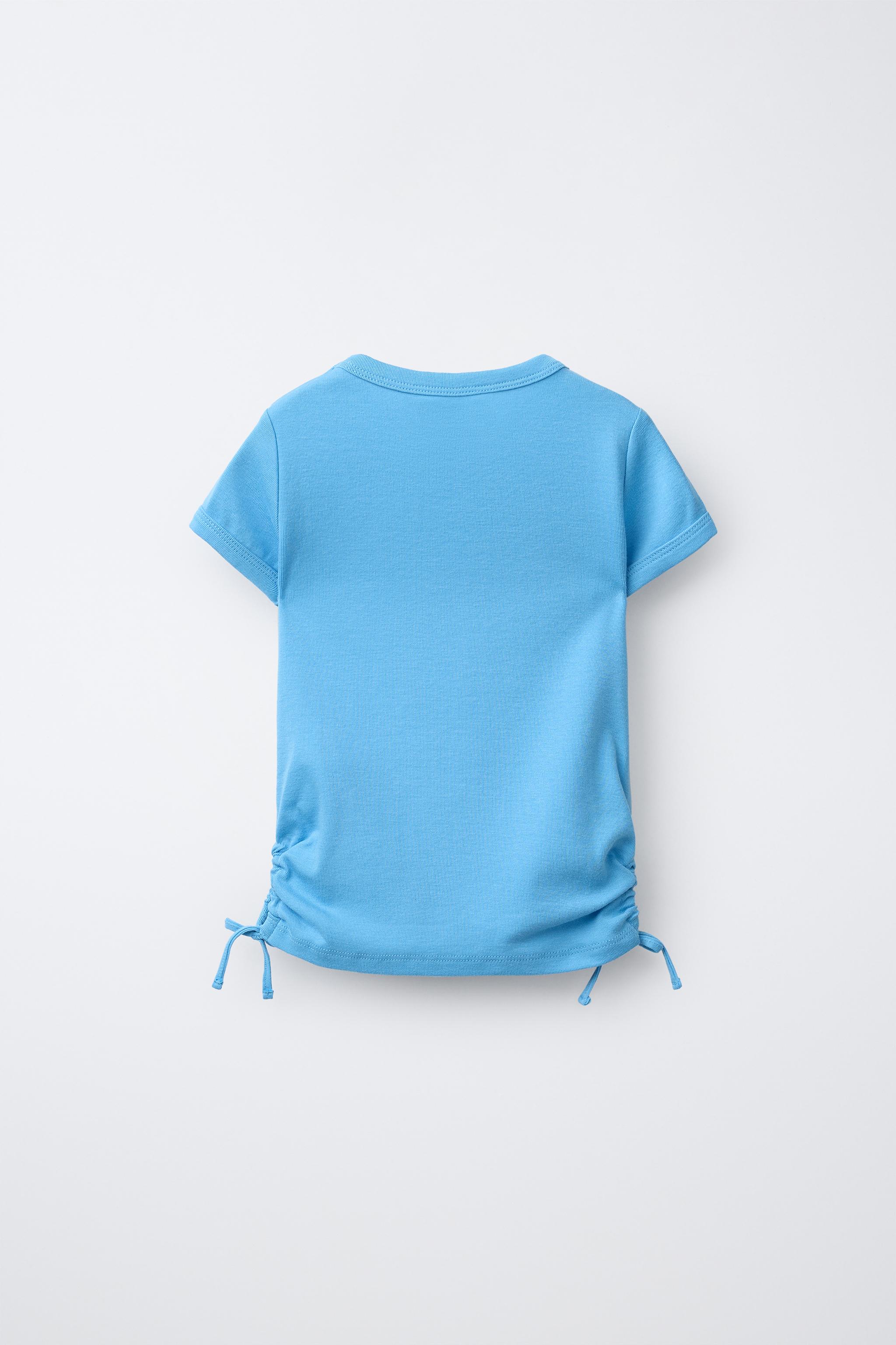 MODAL T-SHIRT WITH CUT OUTS AND BOWS
