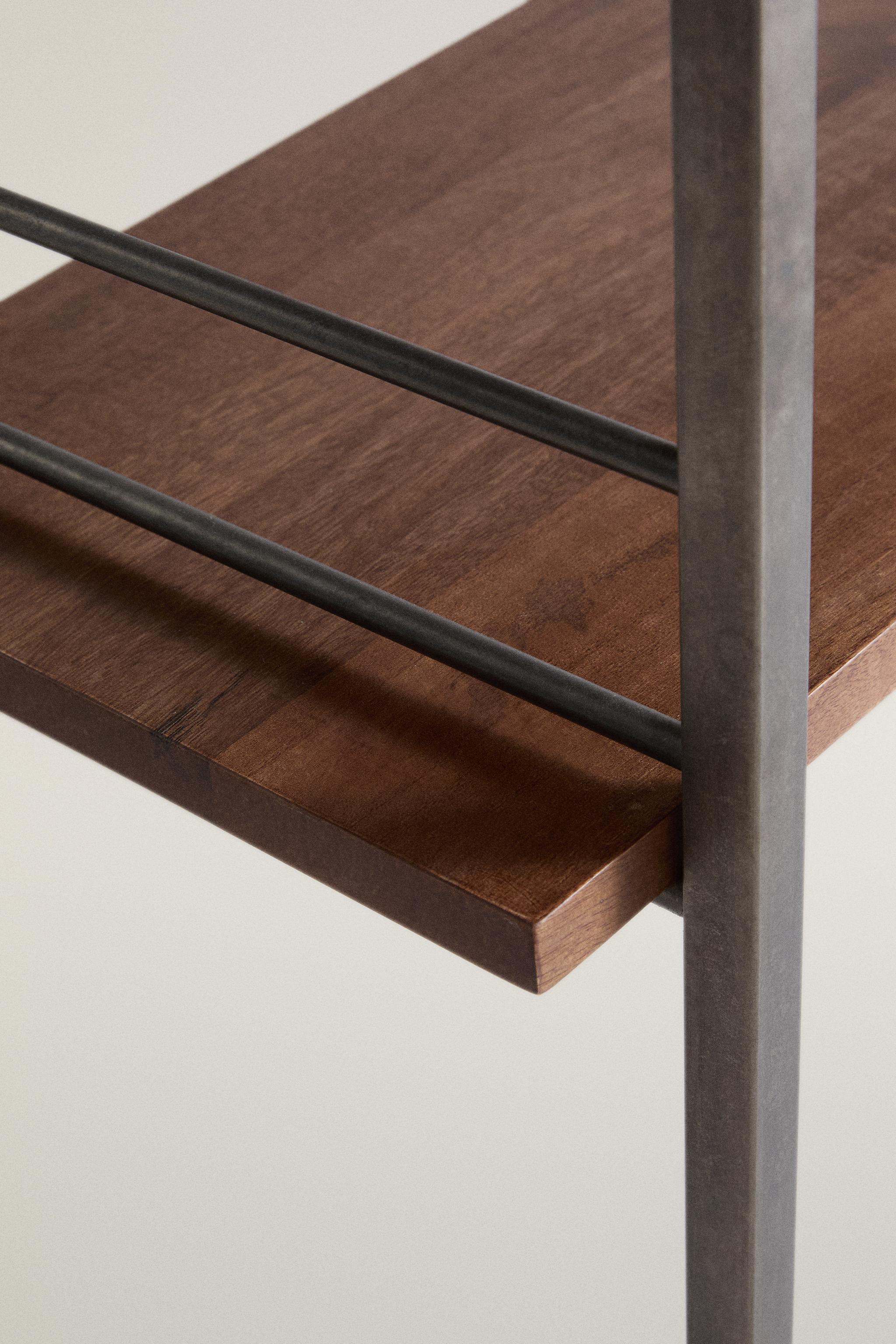 STEEL AND WOOD CONSOLE - Brown | ZARA United States