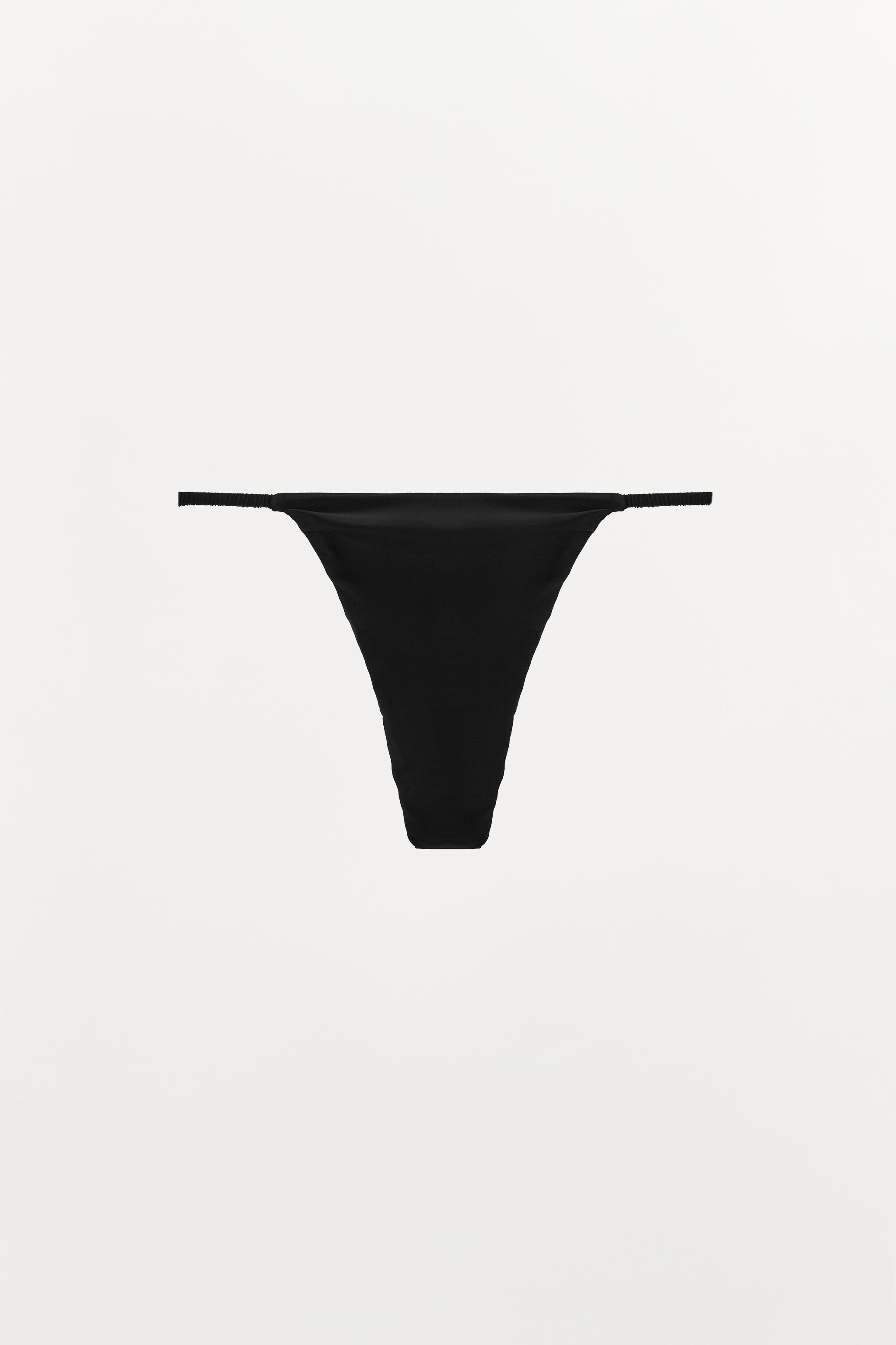 SILK BLEND THONG