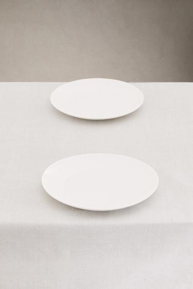 NAPPE COTON ENDUIT OVERLOCK - Écru de Zara - Image 1