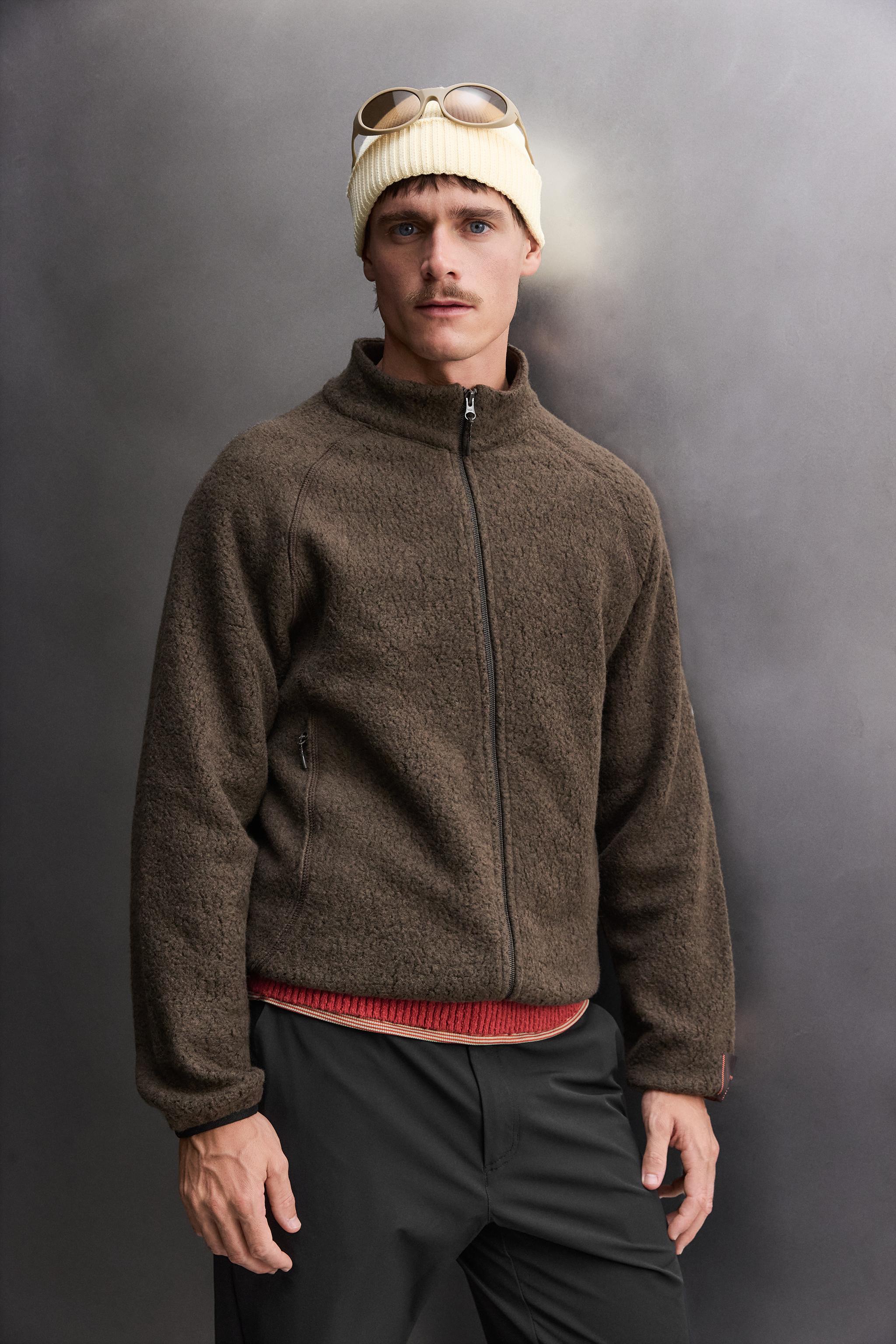 MANTECO® WOOL-BLEND FLEECE SWEATSHIRT