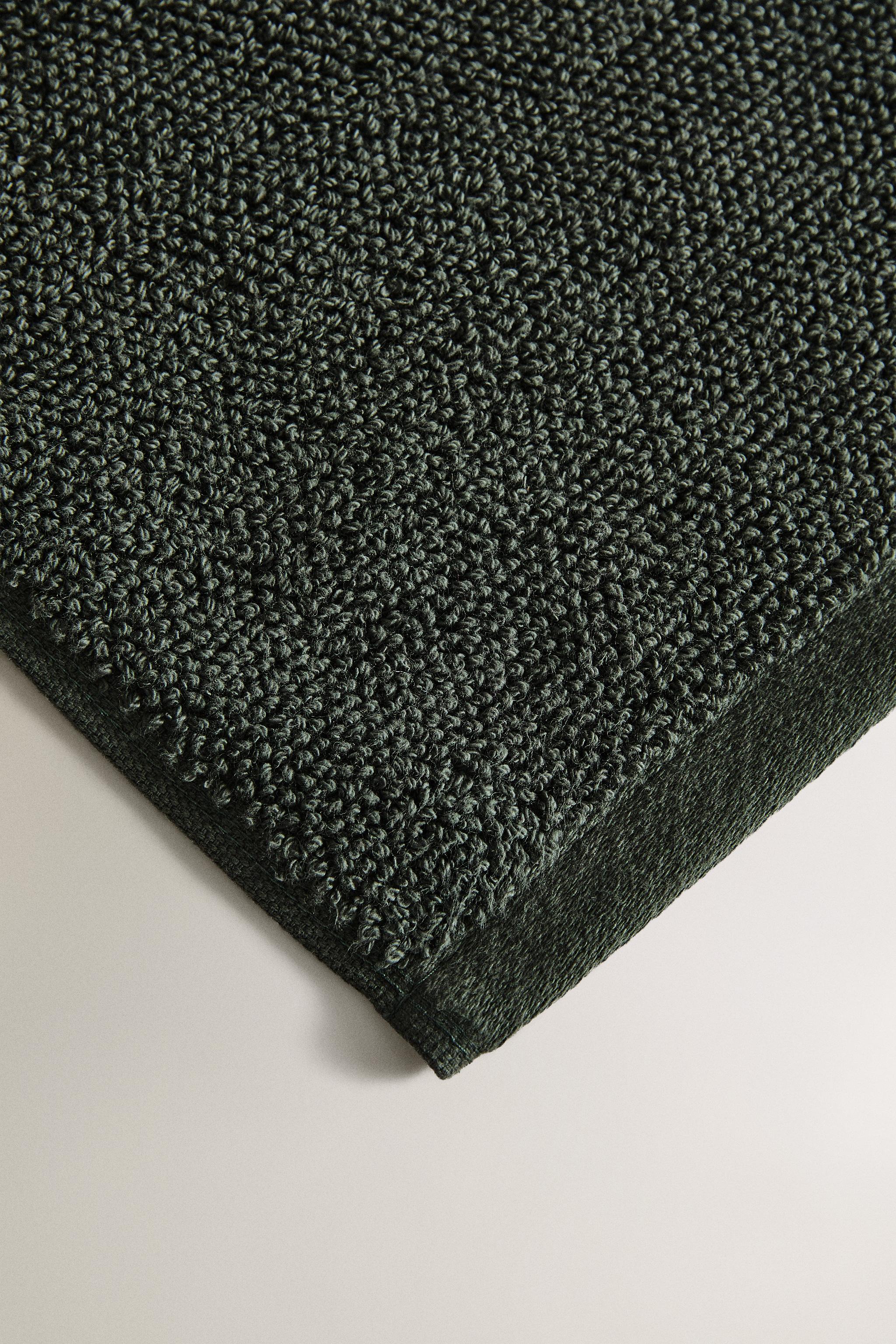 RICE STITCH COTTON BATH TOWEL