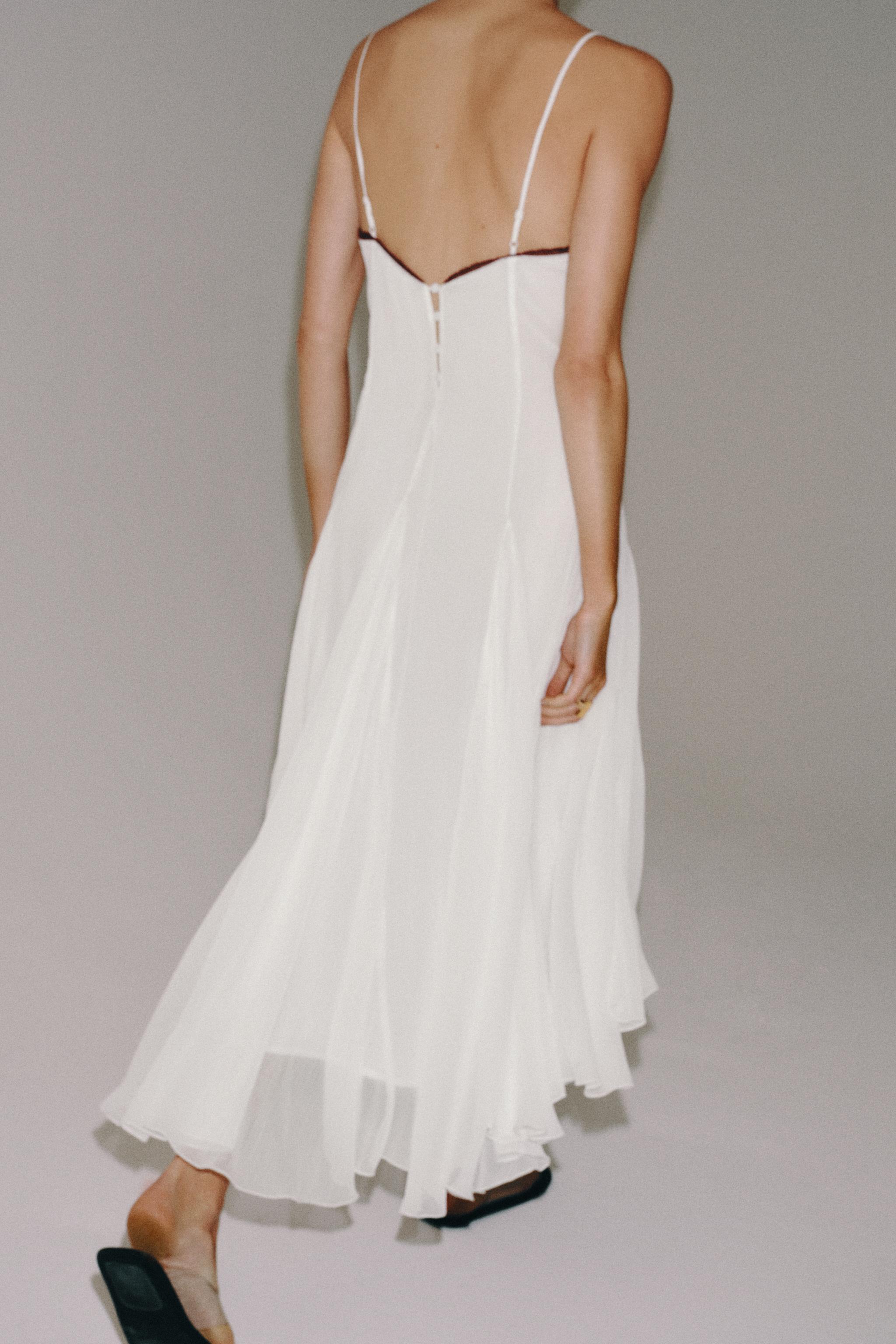 ZW COLLECTION LACE DRESS - White | ZARA United States