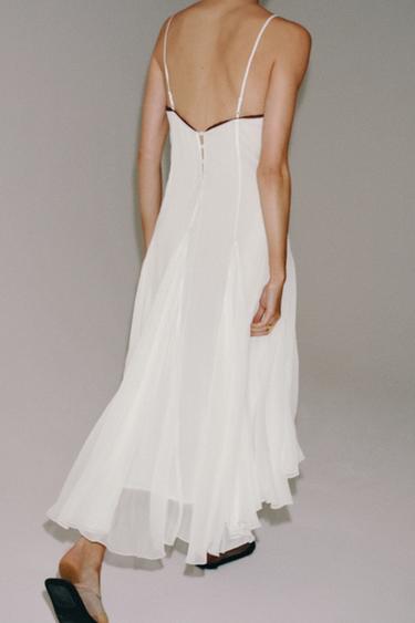 ZW COLLECTION LACE DRESS - White by Zara - Image 3