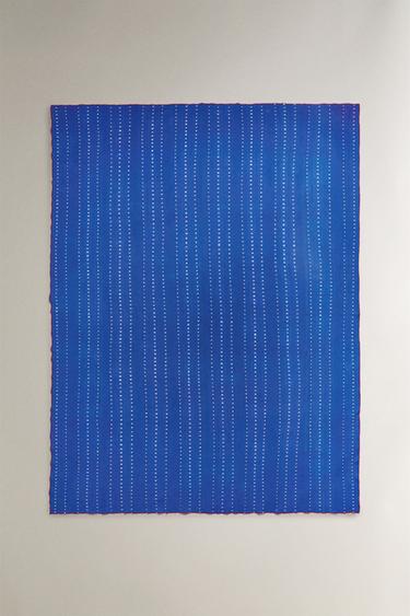 MULTI-PURPOSE TIE-DYE COTTON THROW X TENSIRA - Blue by Zara - Image 0