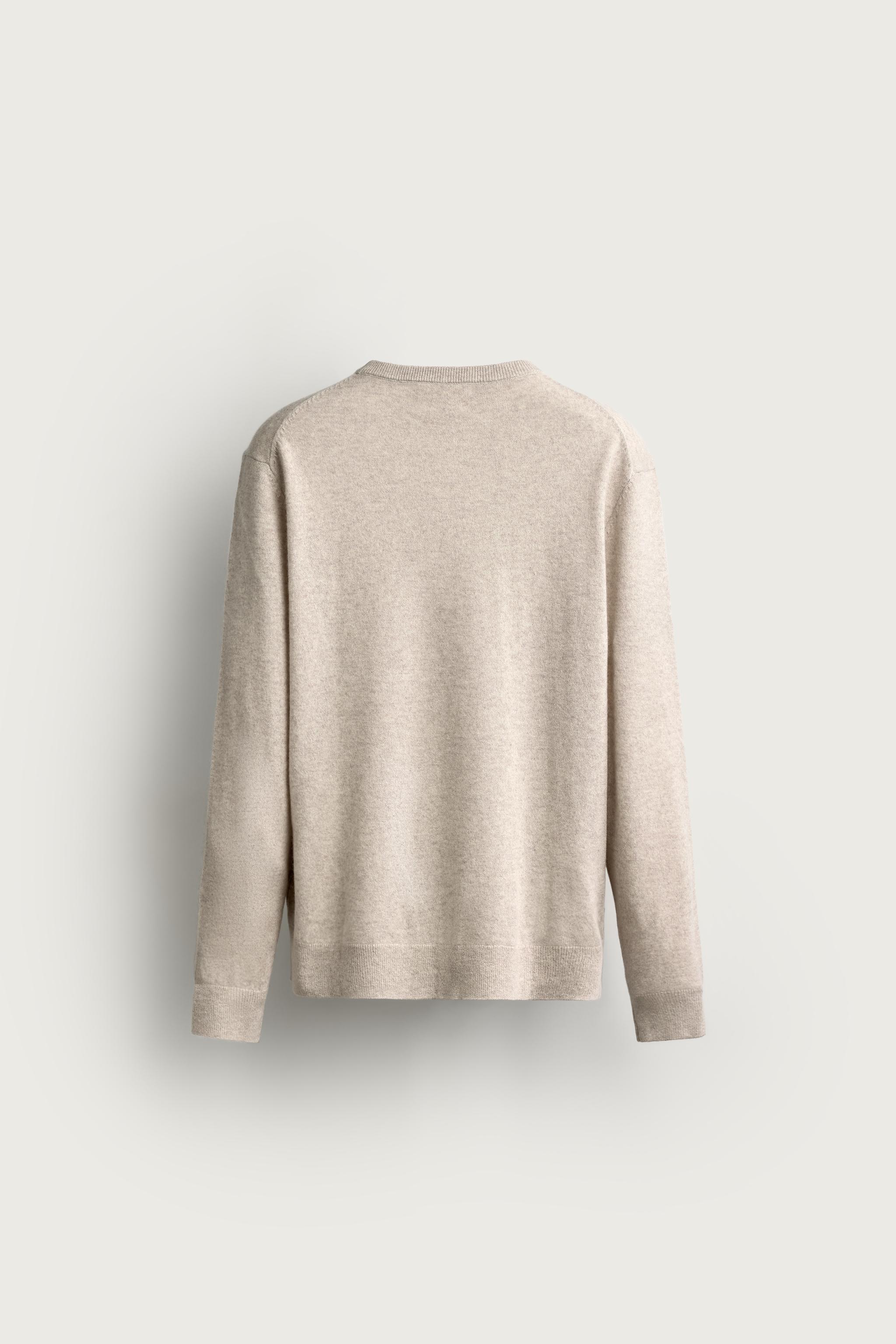 Zara REGULAR FIT %100 KAŞMİR KAZAK görsel 7