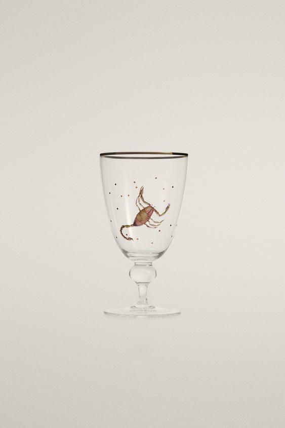 SCORPIO ZODIAC GLASS | MARISA BERENSON - Transparent by Zara - Image 0