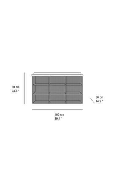 BANQUETTE EN MÉTAL ET BOIS - Gris foncé de Zara - Image 6