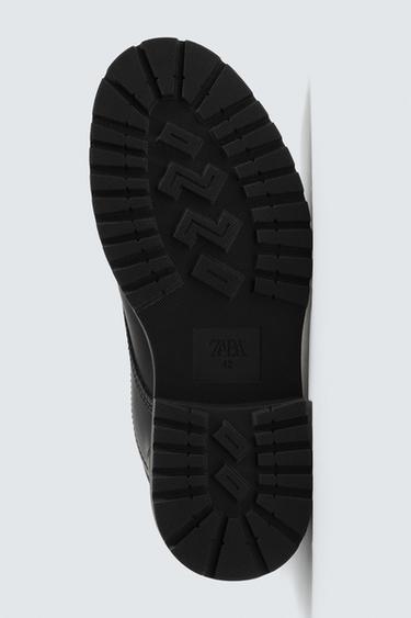 BOTTES À LACETS AVEC VOLUME - Noir de Zara - Image 6