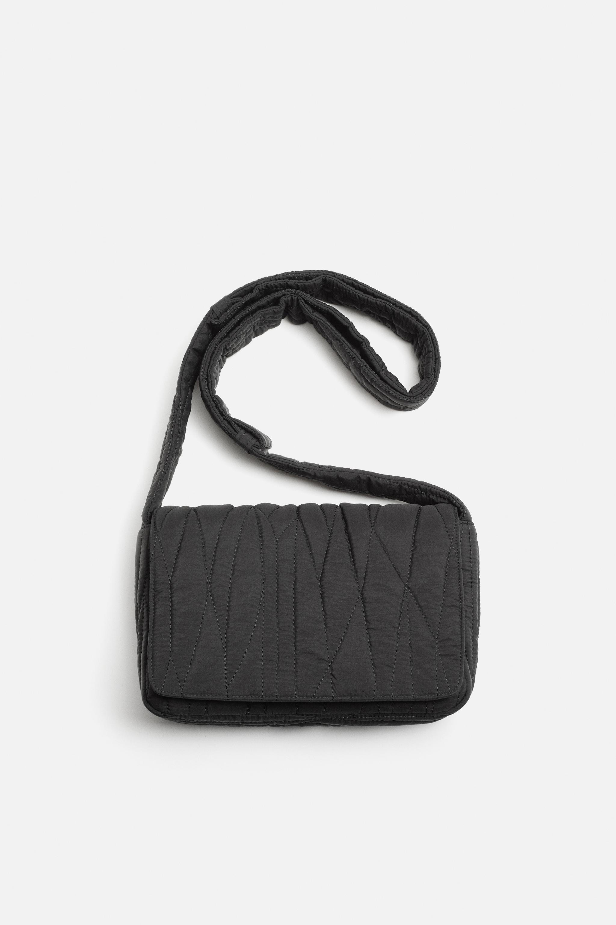 Zara mini quilted crossbody bag sale