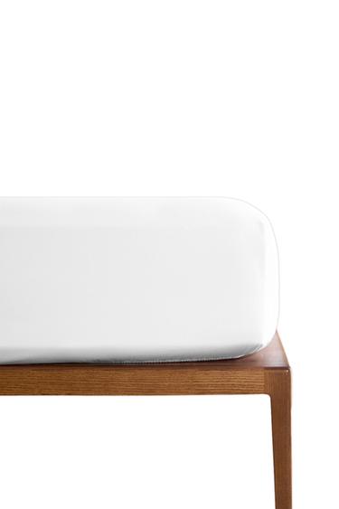 SÁBANA BAJERA SATÉN GRUESO | 30 CM ALTO (300 HILOS) - Blanco de Zara