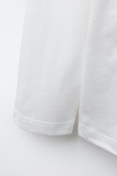 HELLO KITTY © SANRIO HEARTS T-SHIRT - Ecru by Zara - Image 3