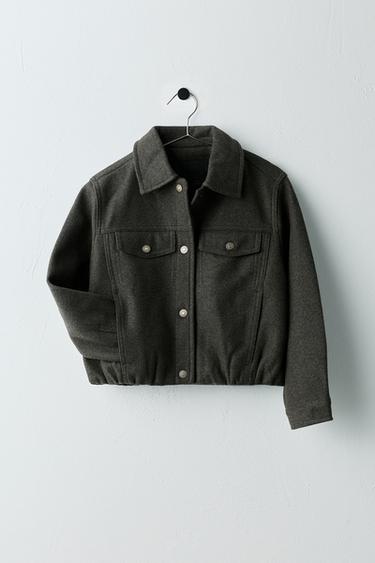 SOFT BALLOON JACKET - Chocolate by Zara