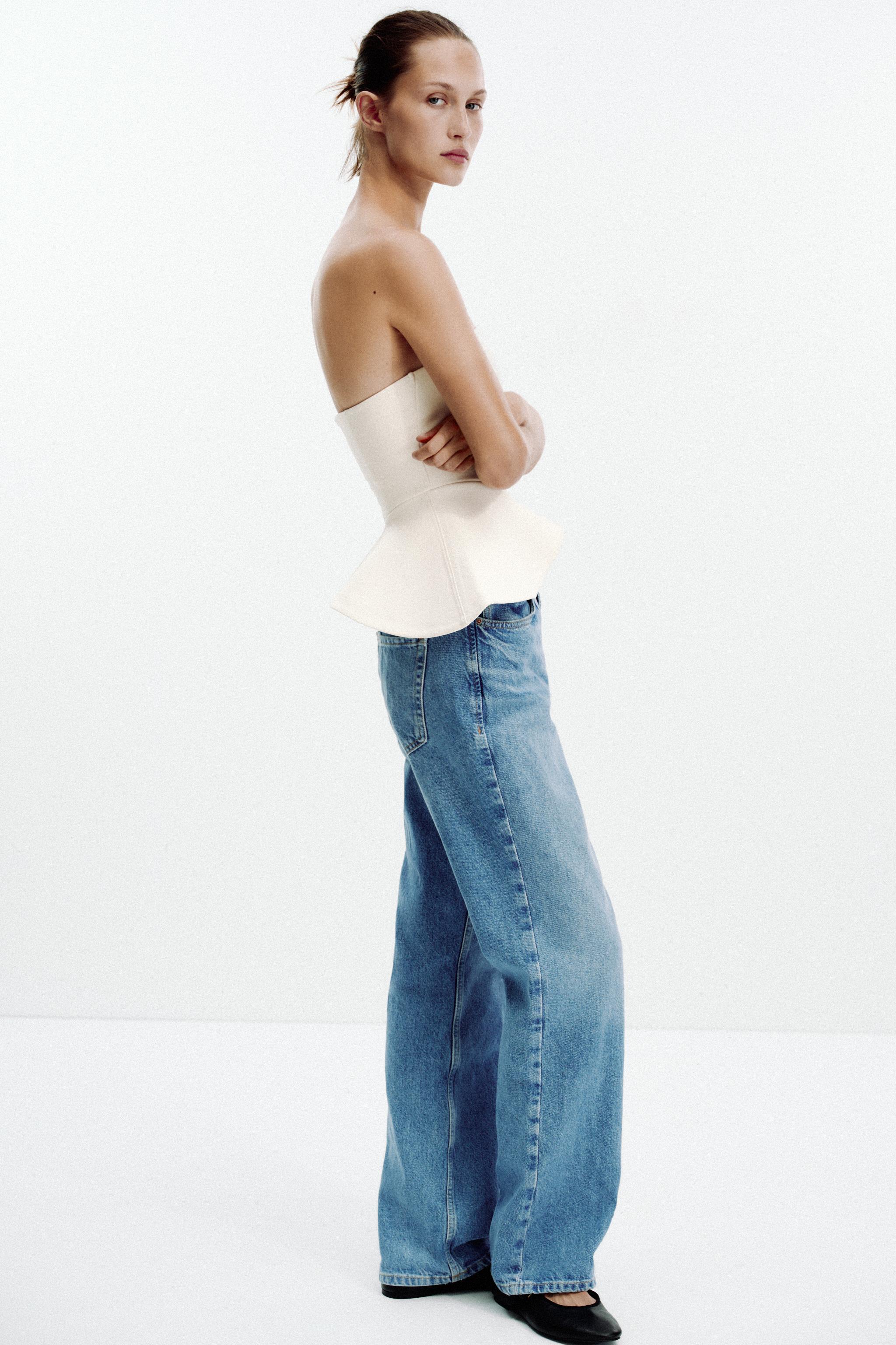 インターロック ストラップレストップス - エクリュ | ZARA Japan / 日本