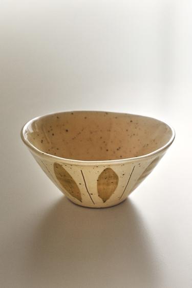 OVAL EARTHENWARE BOWL - Green by Zara - Image 4