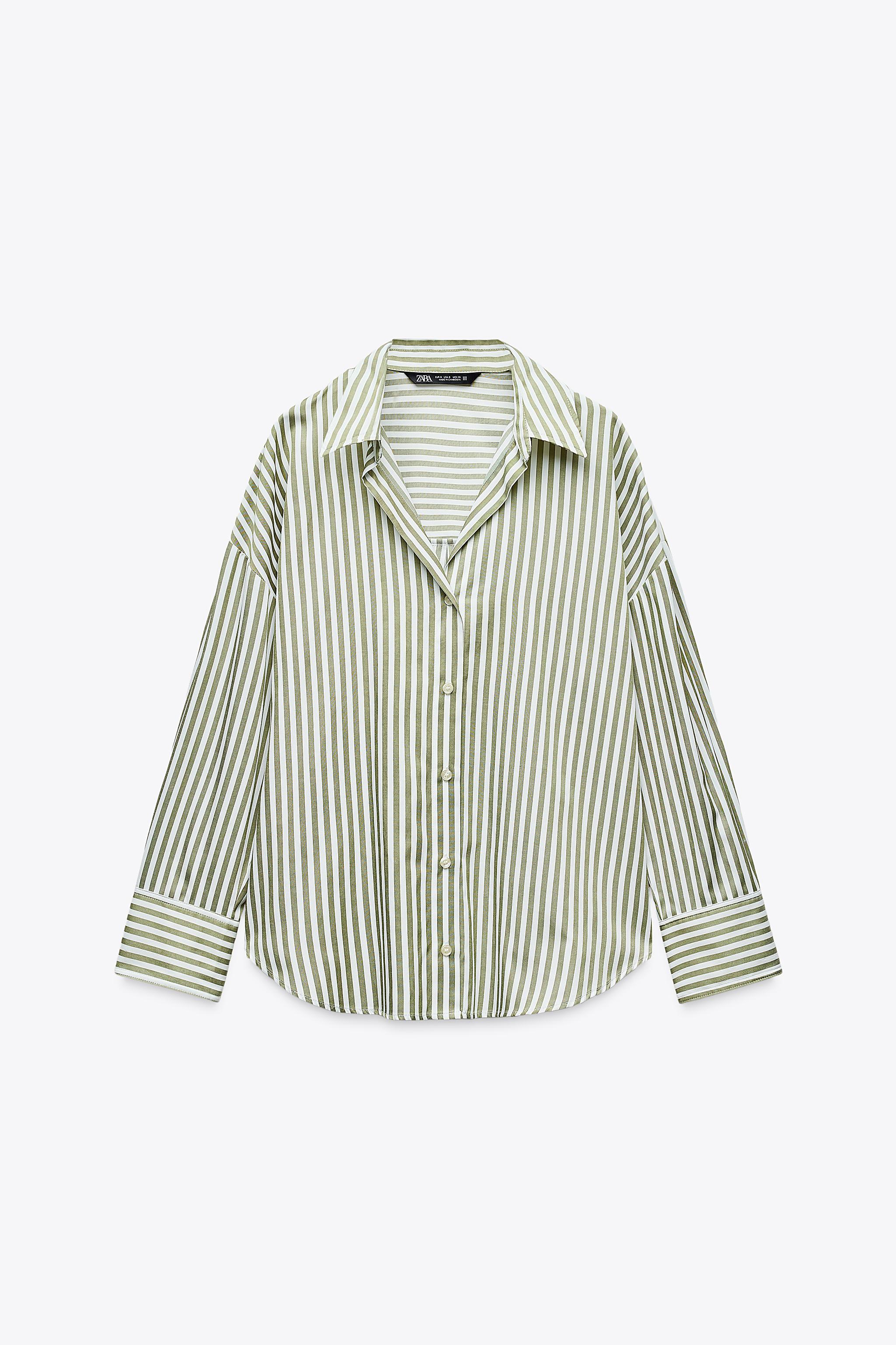 Cotton On short sleeve shirt in off-white stripe | ASOS