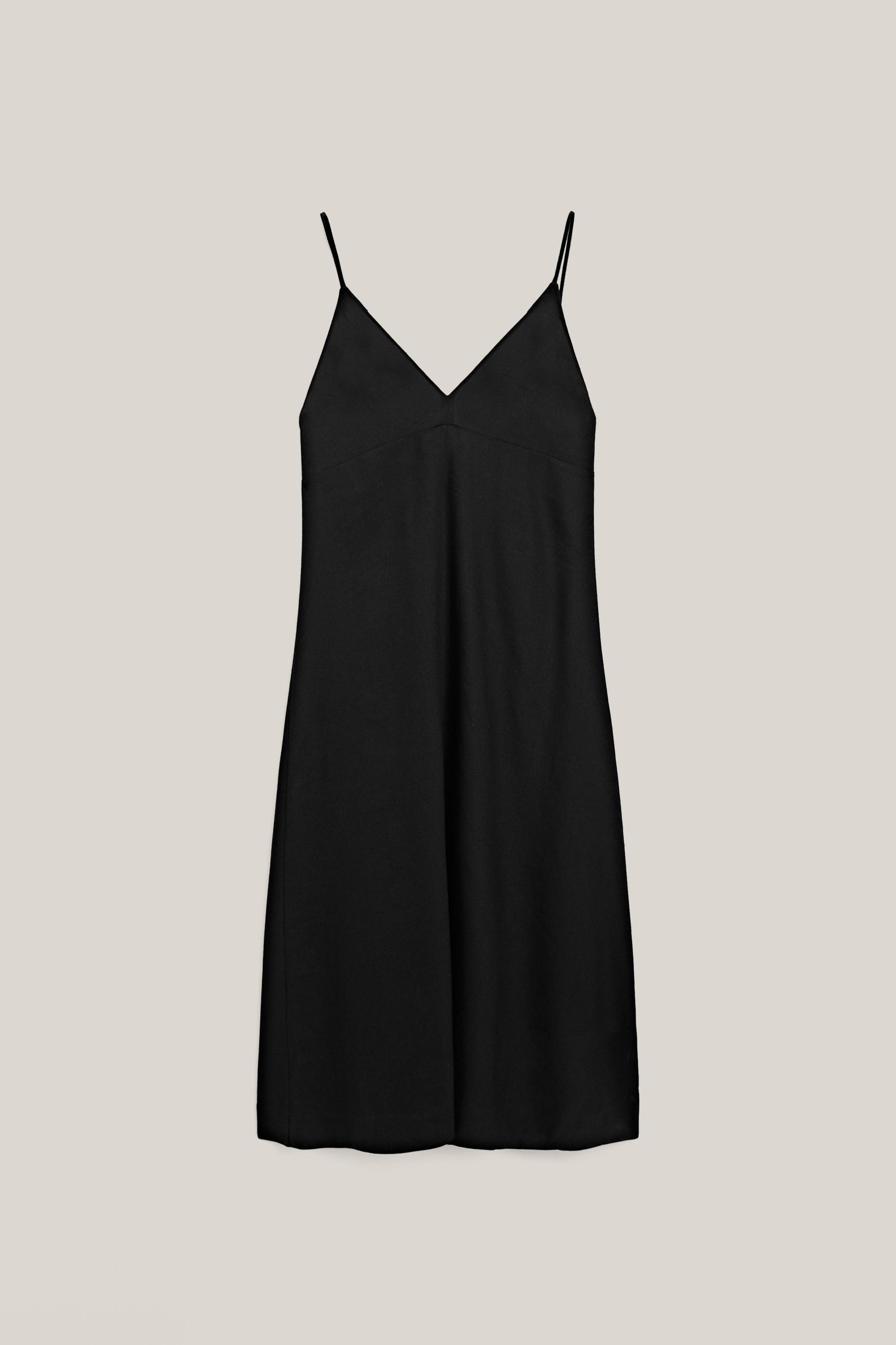 Flowing linen blend slip dress - LIMITED EDITION