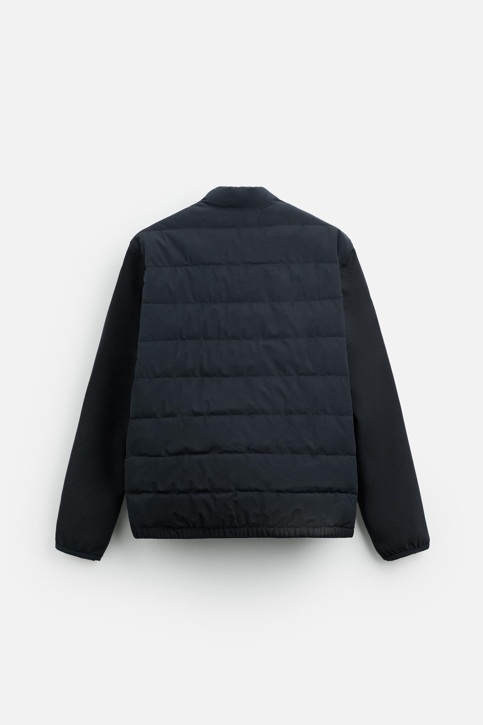 LIGHTWEIGHT PUFFER JACKET - Navy blue | ZARA United States