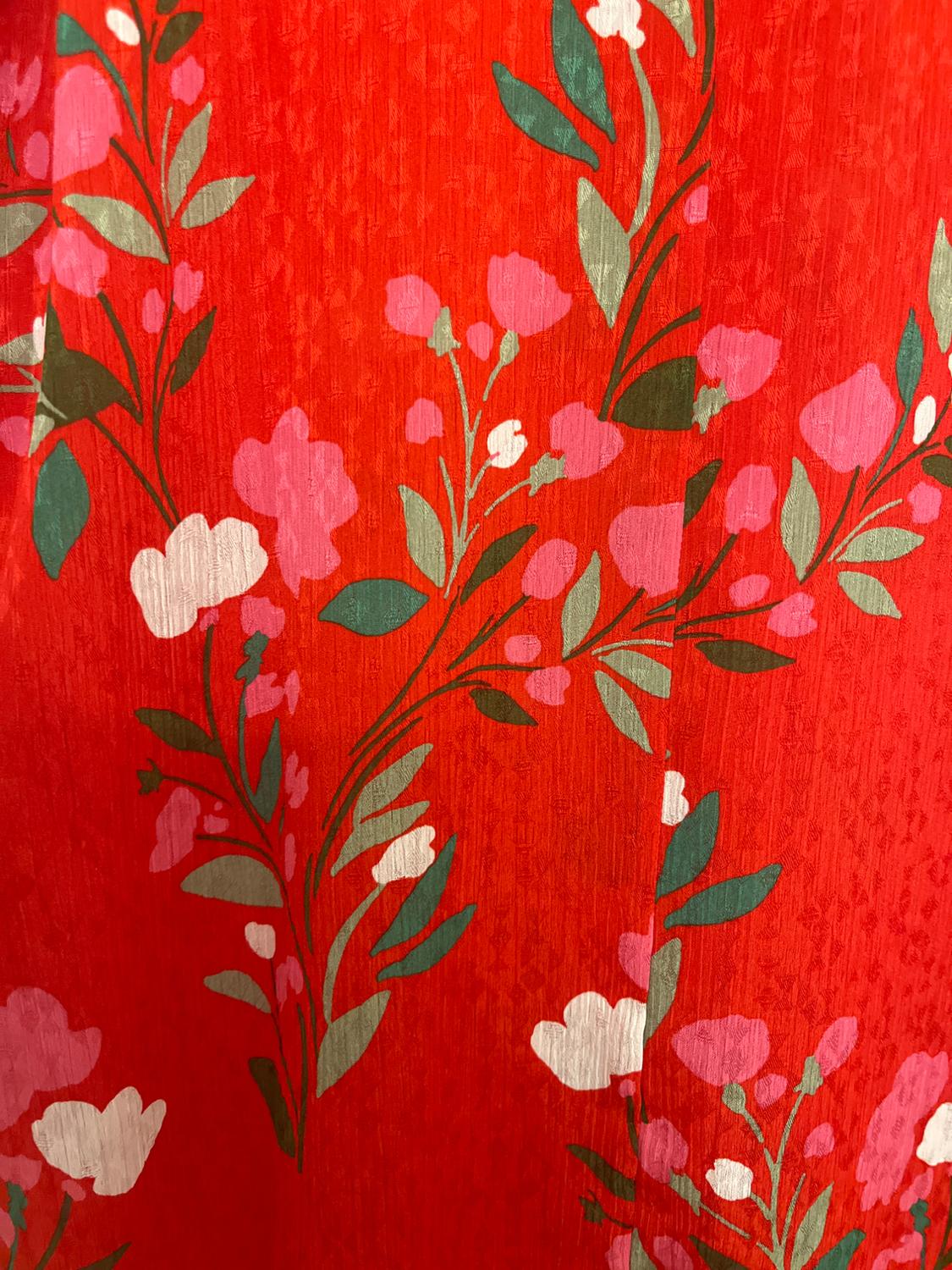 LONG PRINTED DRESS - Image 4