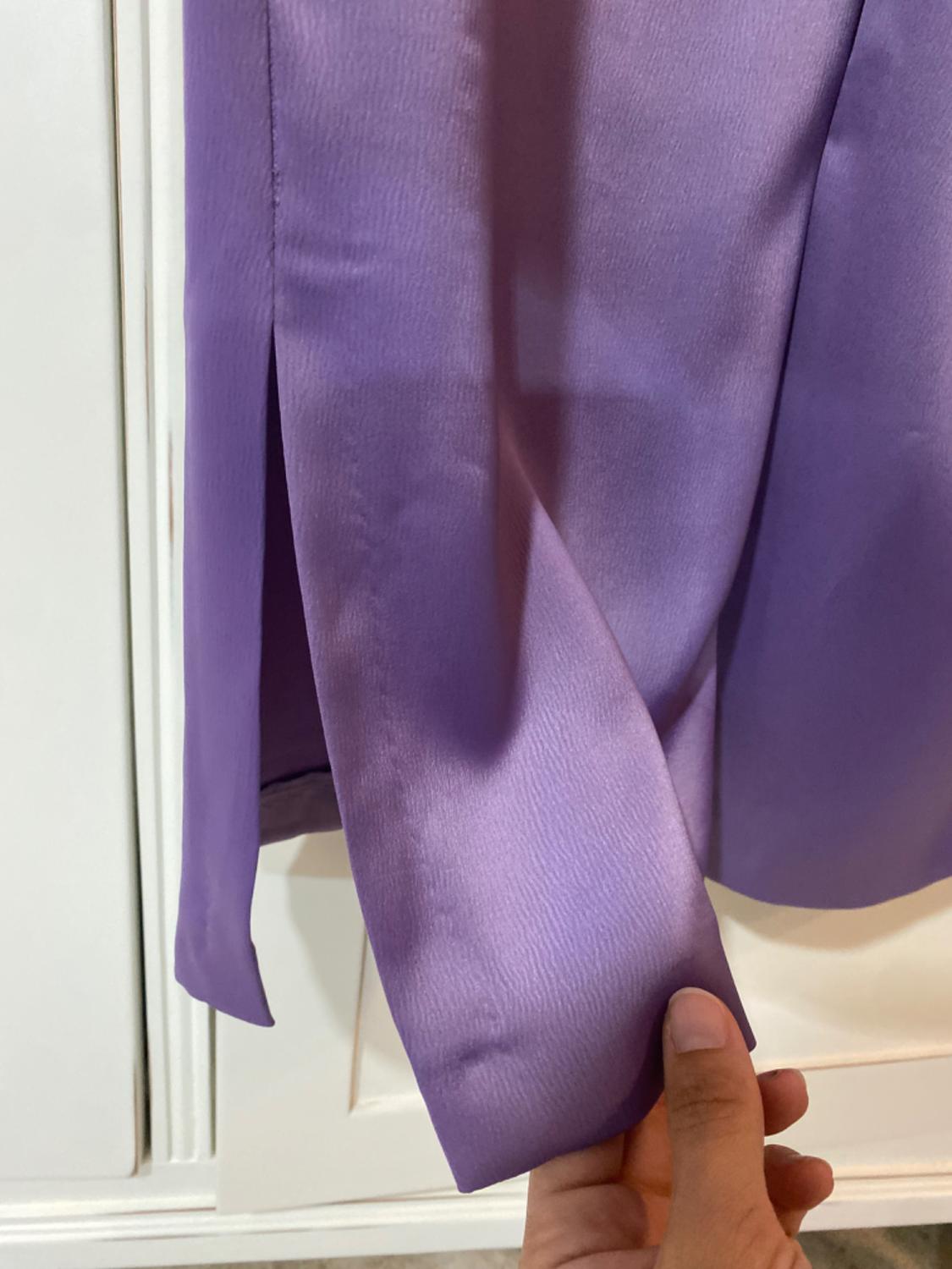 FLARED SATIN TROUSERS - Image 4