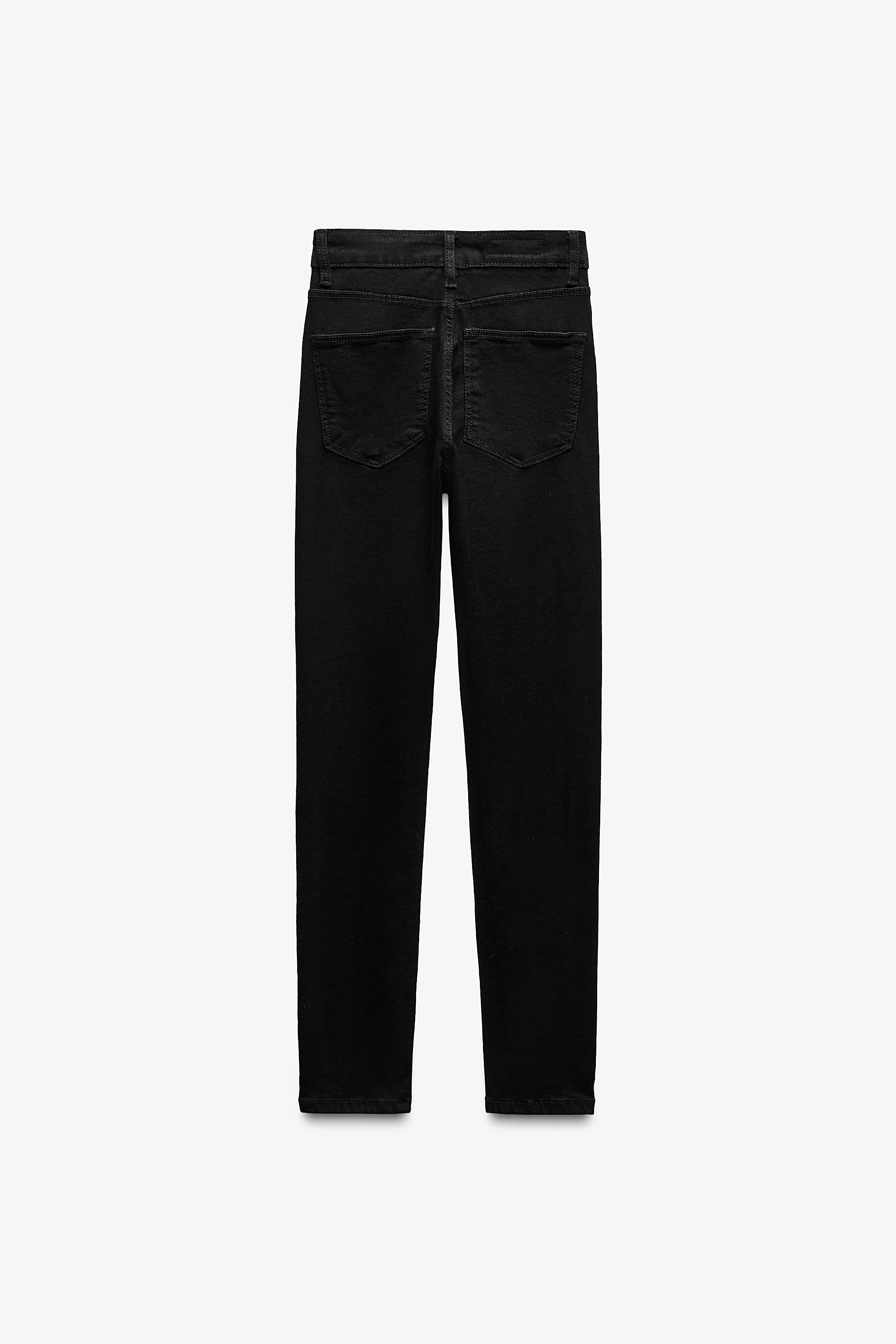 SCULPT HIGH WAIST TRF JEANS - Navy blue | ZARA Canada