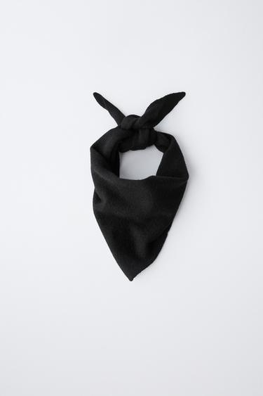 KNIT HEADSCARF - Black by Zara