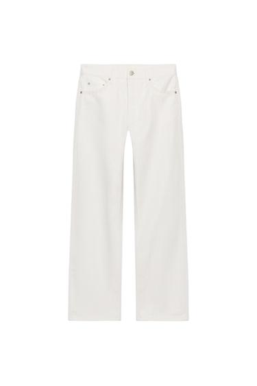 JEANS ZW COLLECTION RECTOS TIRO MEDIO - Crudo de Zara